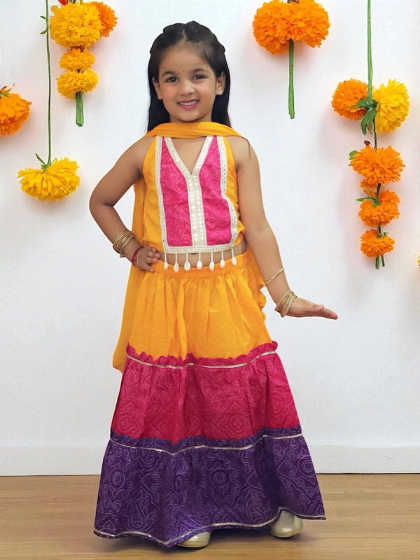 Festive Ghoomar Style Ghagra Set
