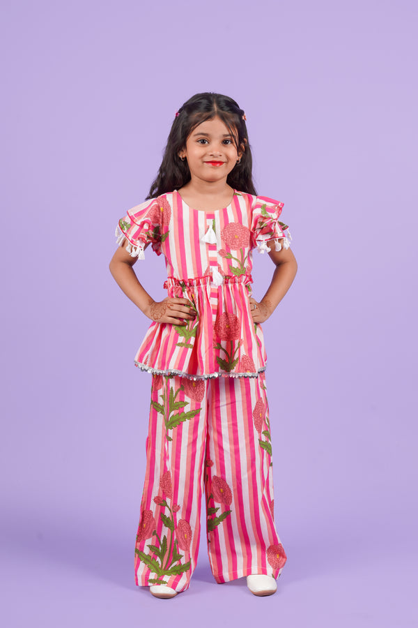 Cotton Jewel Stripes Co-Ords
