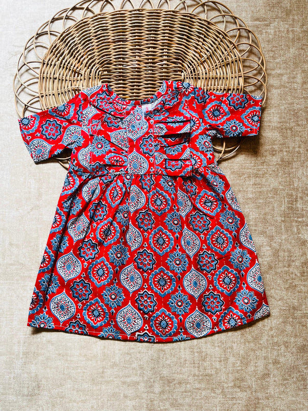 Designer Printed Cotton frock