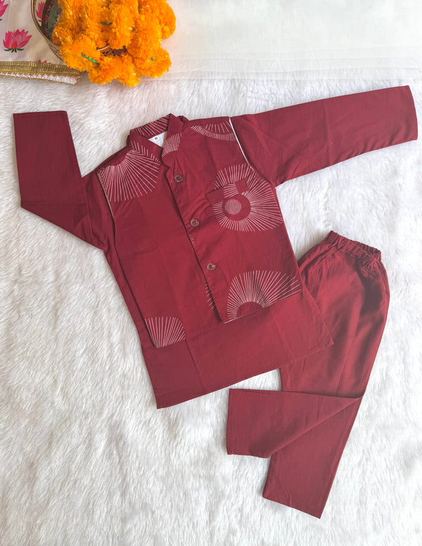 Prince Kurta Jacket Set
