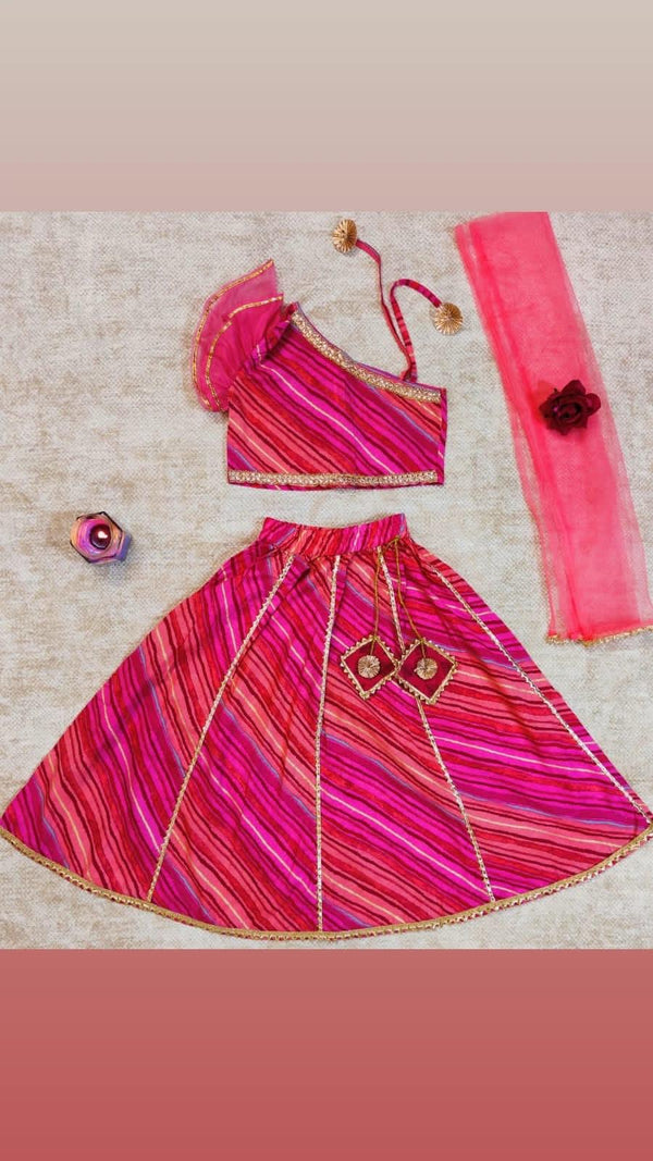 Lehariya Ethnic Ghagra Set