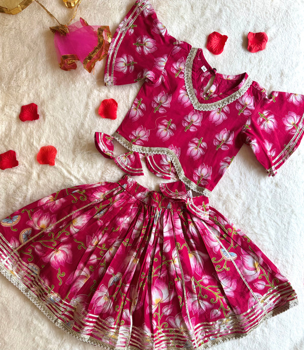 Lotus Ghagra Choli Set