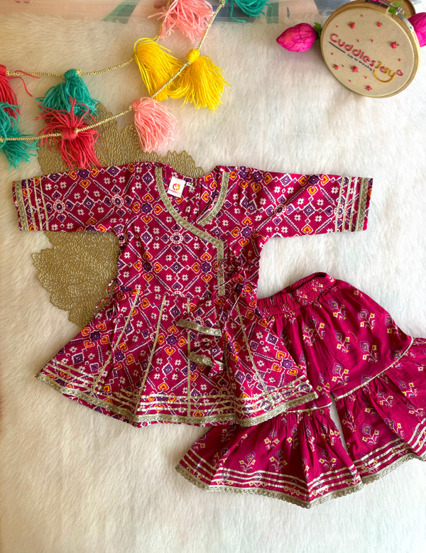 Patola Kurti Sharara Set