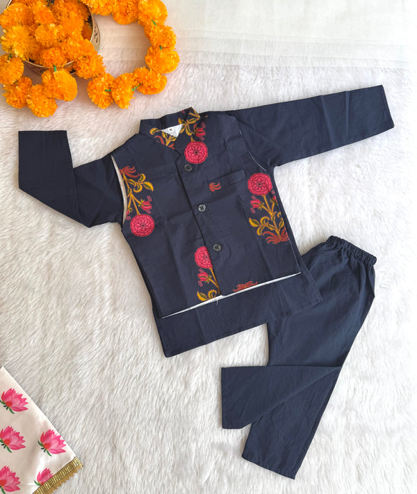 Prince Kurta Jacket Set