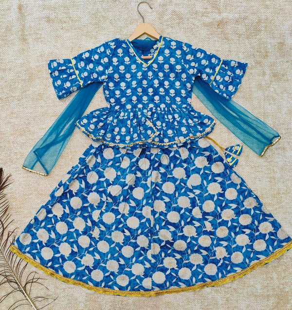 Lotus Ghagra Choli set