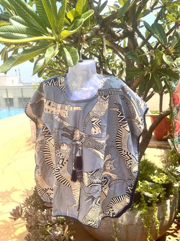 Designer Printed Kaftan