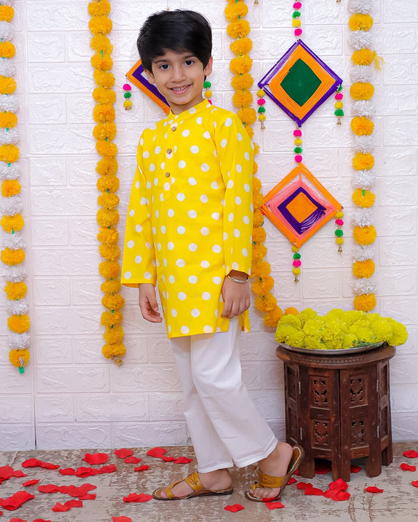 Polka Kurta Pyjama