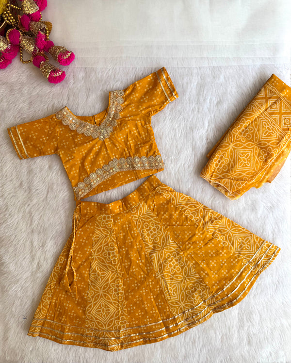 Bandhani Ghagra Set