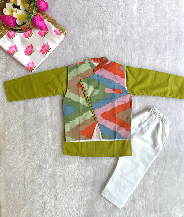 Jazz Kurta Jacket set