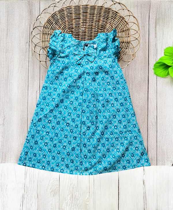 Designer Printed Cotton frock
