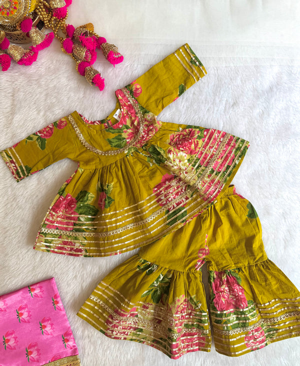 StylishEthno Girls Floral Set