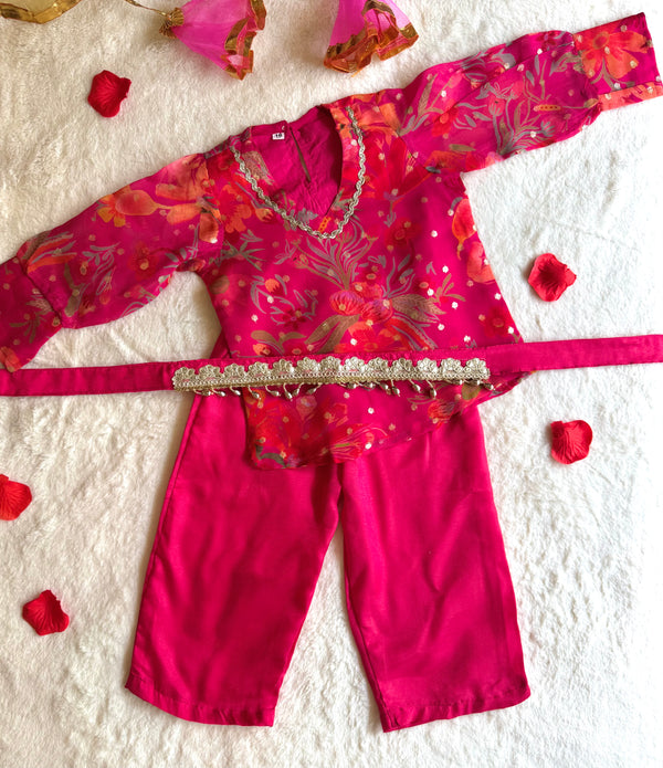 Sparkle indo Girls Ethnic Set