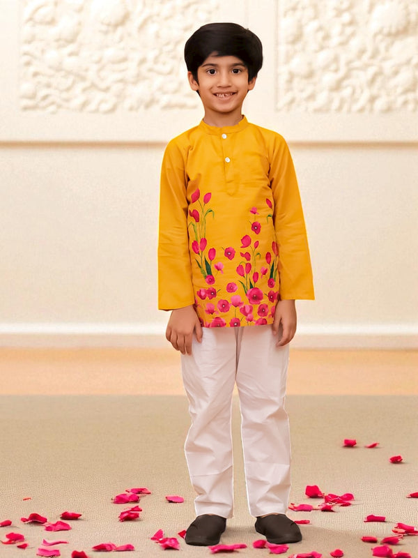 Festive Floral Kurta Pyjama