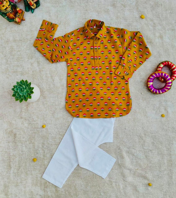 Lotus Kurta Pyjama Set