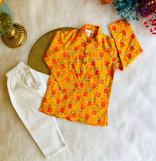 Ethno Kurta Pyjama set