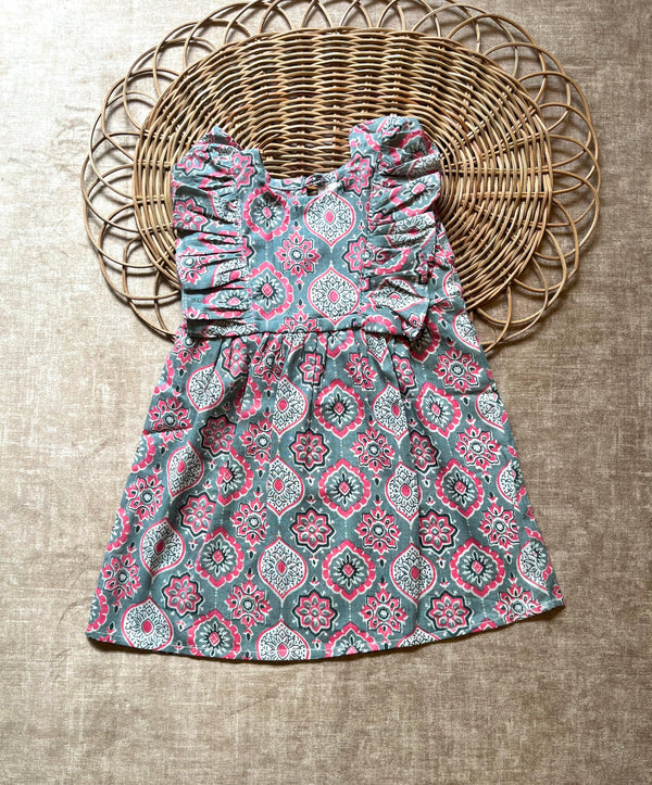 Designer Printed Cotton frock