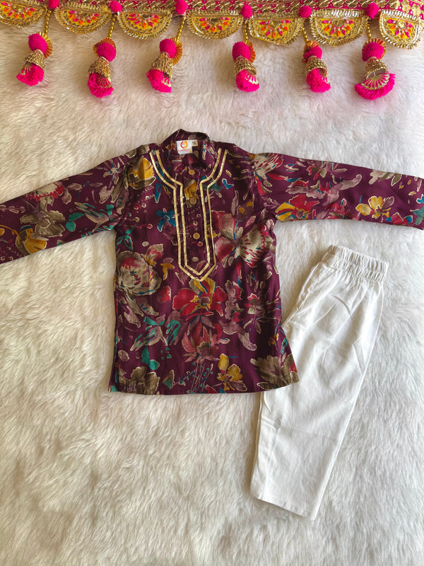 Silky Stylish Kurta Set