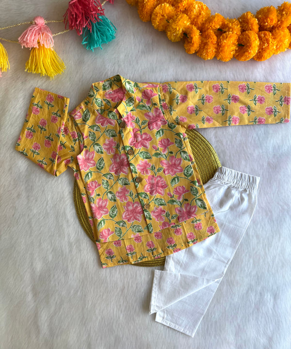 Blossom Kurta Jacket Set