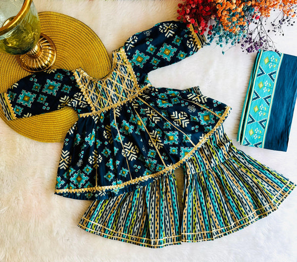 Jasmine Ethnic Kurta Sharara