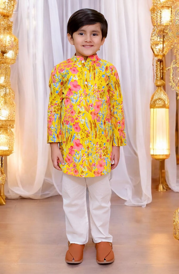 Flower Kurta Pyjama