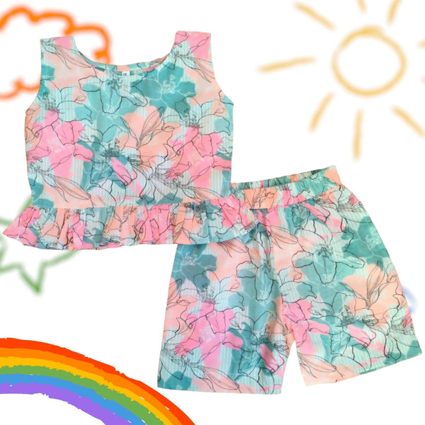 Rainbow Shorts Co-ords