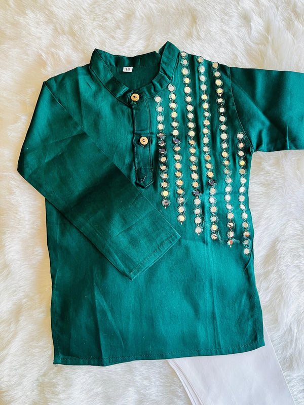 Mirror work kurta set